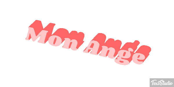 Mon Ange Effet de texte