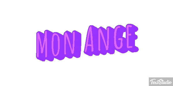 Mon Ange Effet de texte