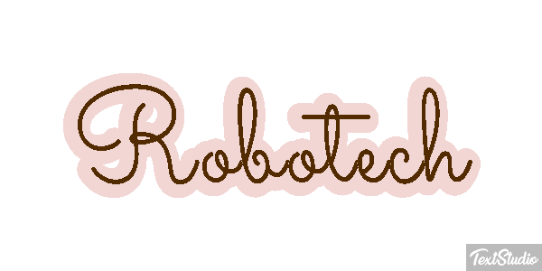 Robotech Text effect