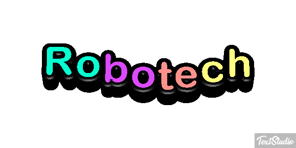 Robotech Text effect