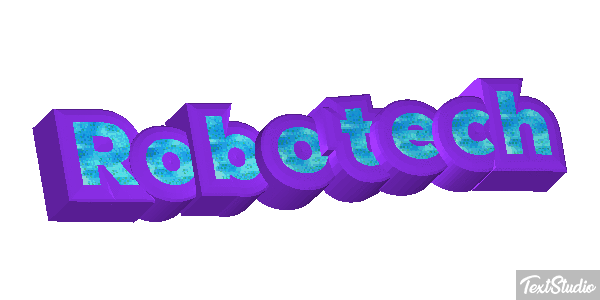 Robotech Text effect
