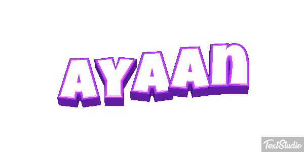 Ayaan Text effect