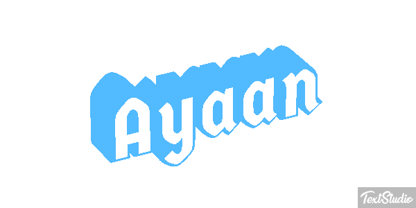 Ayaan Text effect