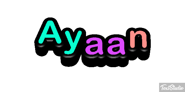 Ayaan Text effect