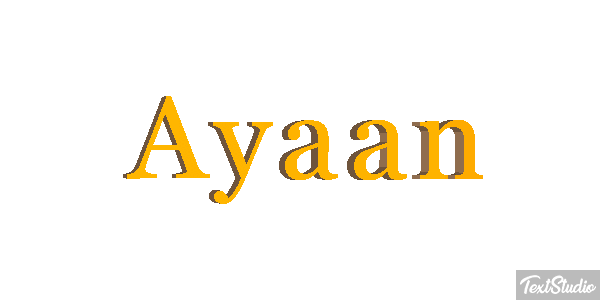 Ayaan Text effect