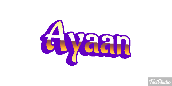 Ayaan Text effect
