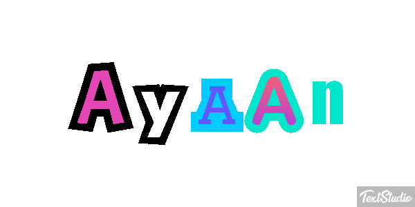 Ayaan Text effect
