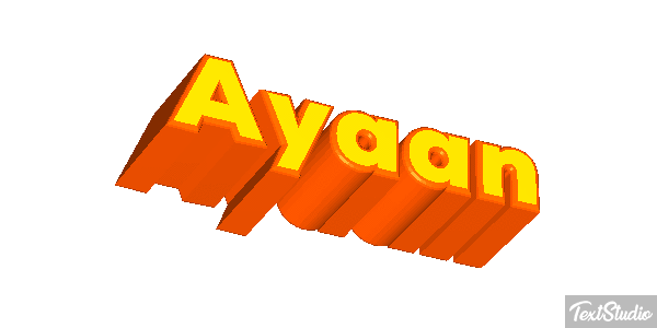 Ayaan Text effect