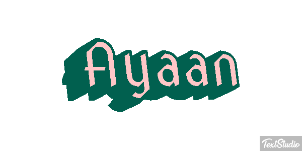 Ayaan Text effect