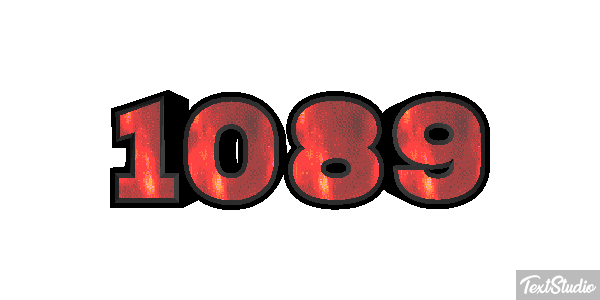 1089 Text effect