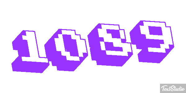 1089 Text effect