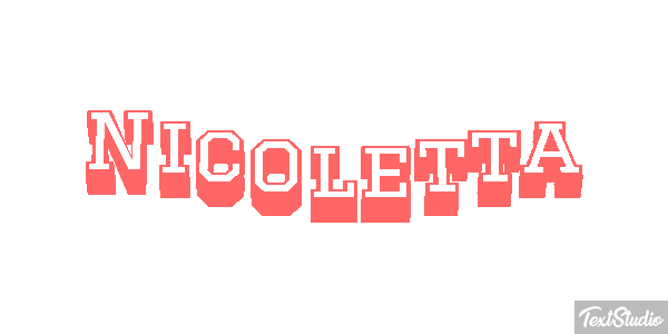 Nicoletta Tekst effect