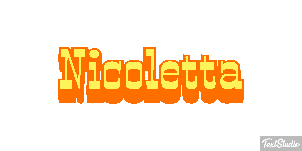 Nicoletta Tekst effect