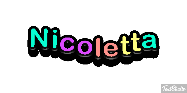 Nicoletta Tekst effect
