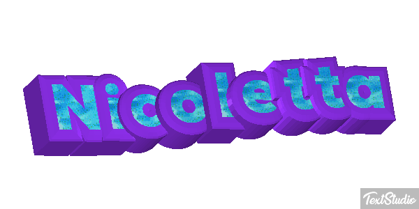 Nicoletta Tekst effect