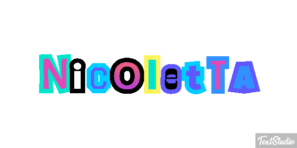 Nicoletta Tekst effect