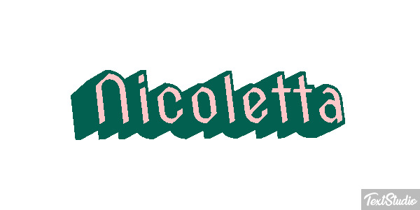 Nicoletta Tekst effect