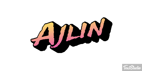 Ajlin Text effect