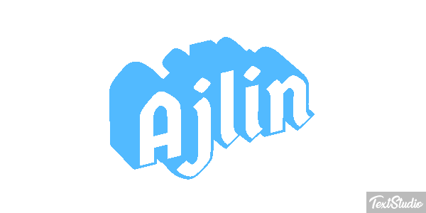 Ajlin Text effect