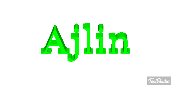 Ajlin Text effect