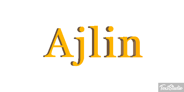 Ajlin Text effect