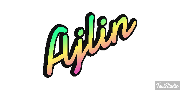 Ajlin Text effect