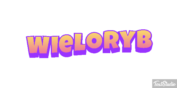 Wieloryb Efekt tekstowy