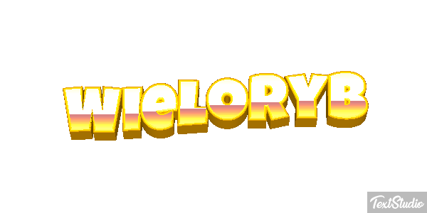 Wieloryb Efekt tekstowy