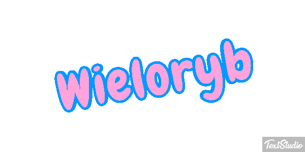 Wieloryb Efekt tekstowy