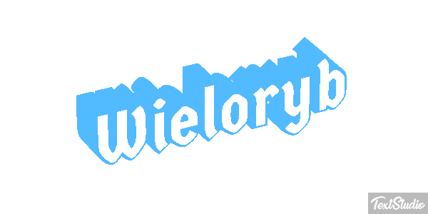Wieloryb Efekt tekstowy