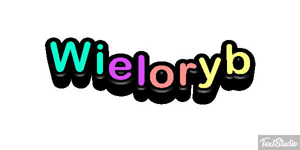 Wieloryb Efekt tekstowy