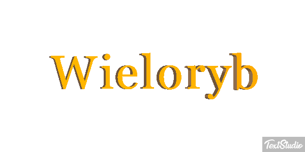 Wieloryb Efekt tekstowy