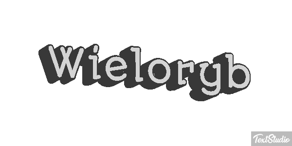 Wieloryb Efekt tekstowy