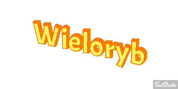 Wieloryb Efekt tekstowy