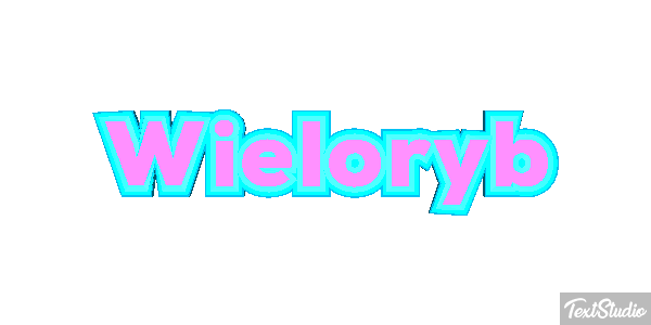 Wieloryb Efekt tekstowy