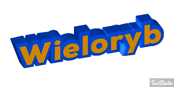 Wieloryb Efekt tekstowy