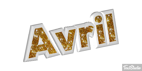 Avril Efecto de texto