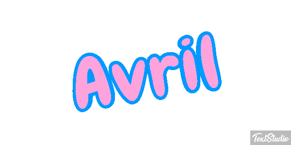 Avril Efecto de texto