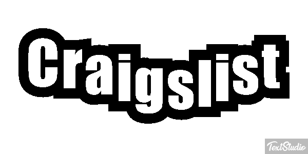 Craigslist Text effect