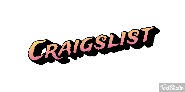 Craigslist Text effect
