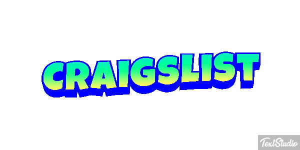 Craigslist Text effect