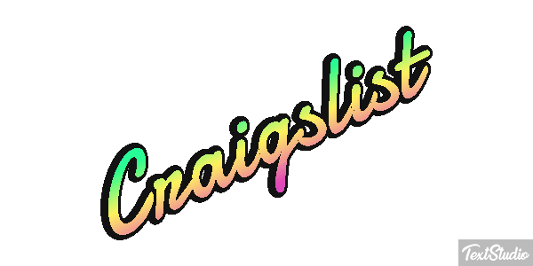 Craigslist Text effect