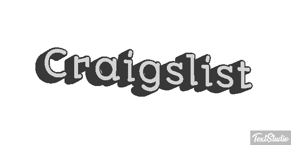 Craigslist Text effect