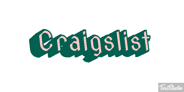 Craigslist Text effect