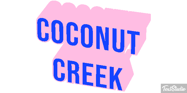 Coconut Creek Efekt tekstowy
