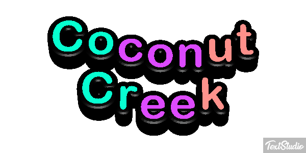 Coconut Creek Efekt tekstowy