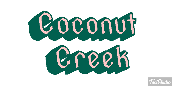 Coconut Creek Efekt tekstowy