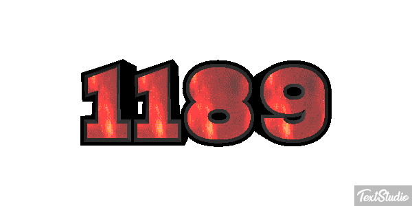 1189 Text effect
