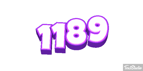 1189 Text effect