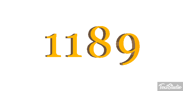 1189 Text effect